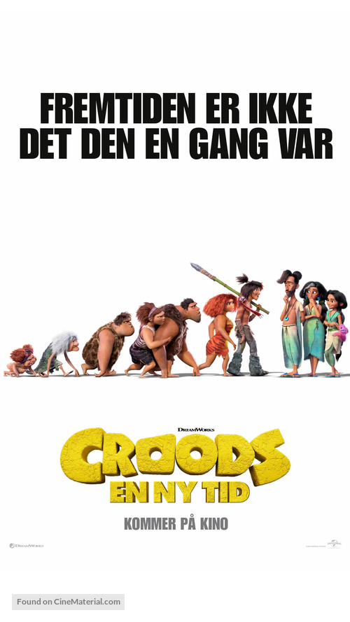 The Croods: A New Age - Norwegian Movie Poster