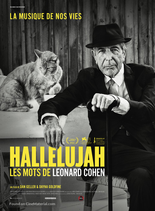 Hallelujah: Leonard Cohen, a Journey, a Song - French Movie Poster