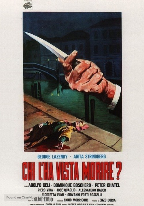Chi l&#039;ha vista morire? - Italian Movie Poster