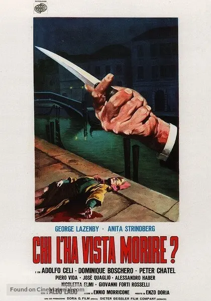 Chi l'ha vista morire? (1972) Italian movie poster Chi l'ha vista morire? (1972) Italian movie poster