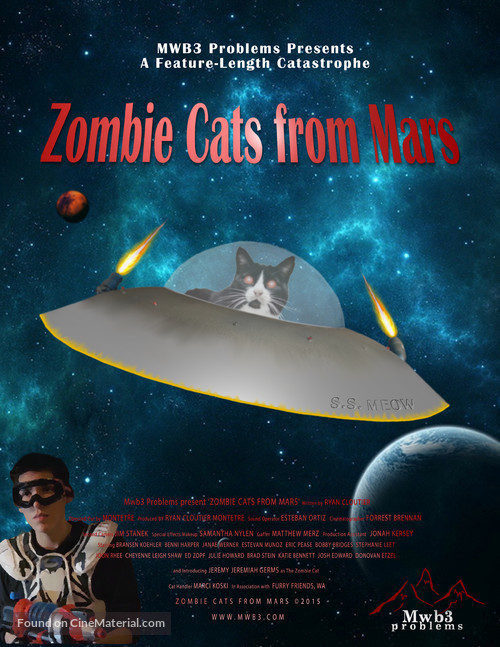 Zombie Cats from Mars - Movie Poster