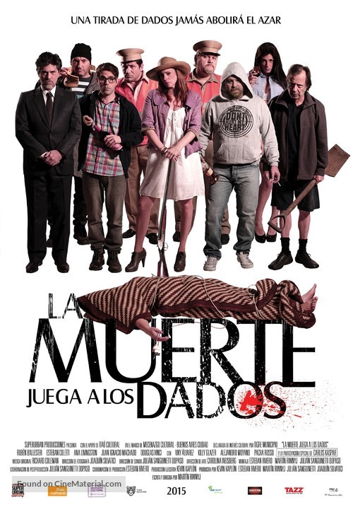 La muerte juega a los dados - Argentinian Movie Poster