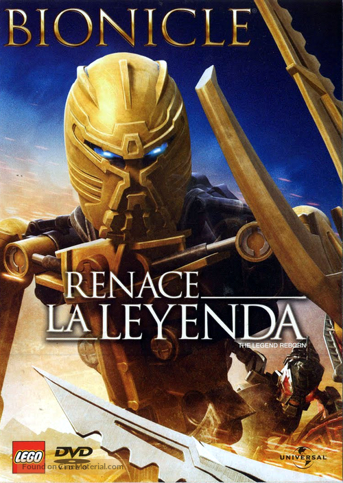 Bionicle: The Legend Reborn - Argentinian Movie Cover
