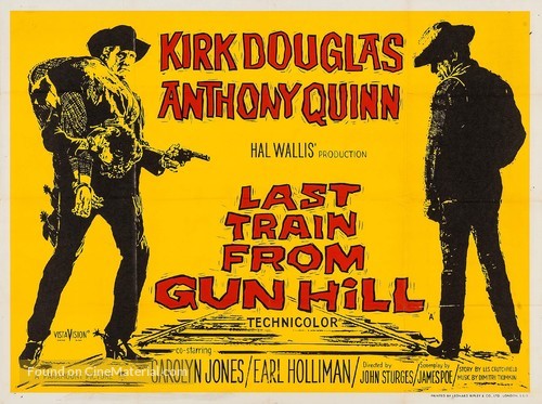 Last Train from Gun Hill - British Movie Poster