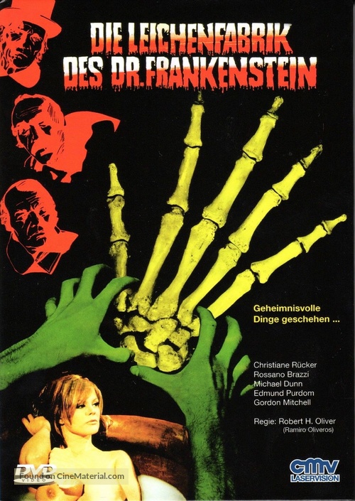 Terror! Il castello delle donne maledette - German DVD movie cover