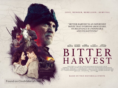 Bitter Harvest - British Movie Poster