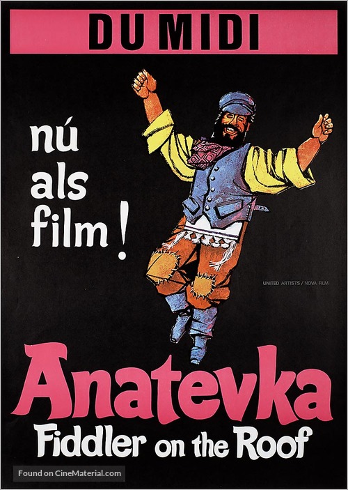 Fiddler on the Roof - Dutch Movie Poster