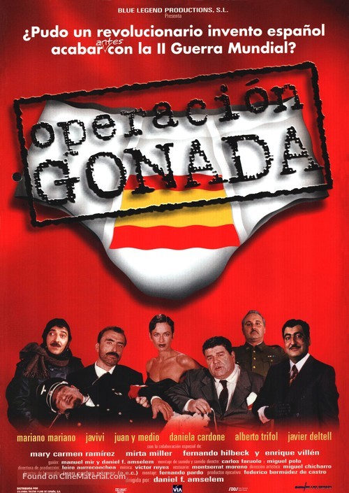 Operaci&oacute;n g&oacute;nada - Spanish Movie Poster