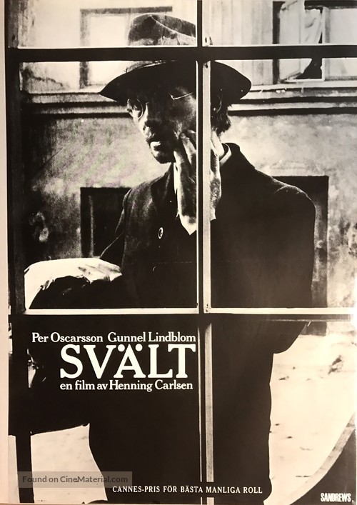 Sult - Swedish Movie Poster
