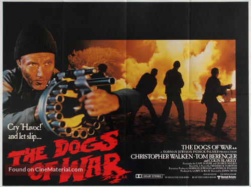 The Dogs of War - British Movie Poster
