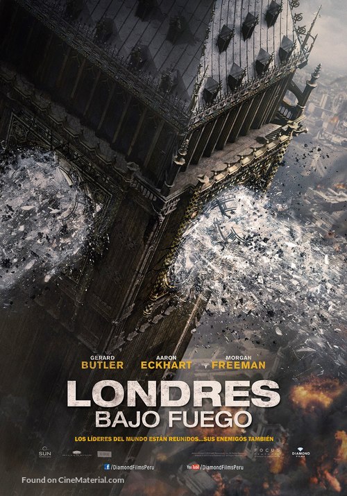 London Has Fallen - Peruvian Movie Poster