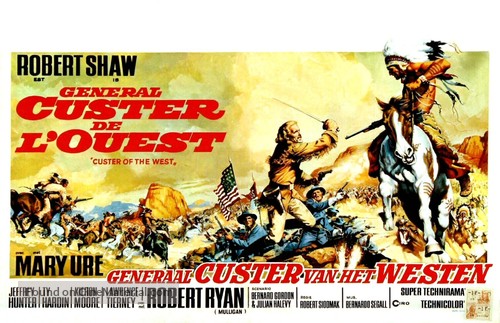 Custer of the West - Belgian Movie Poster
