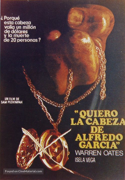 Bring Me the Head of Alfredo Garcia - Spanish DVD movie cover