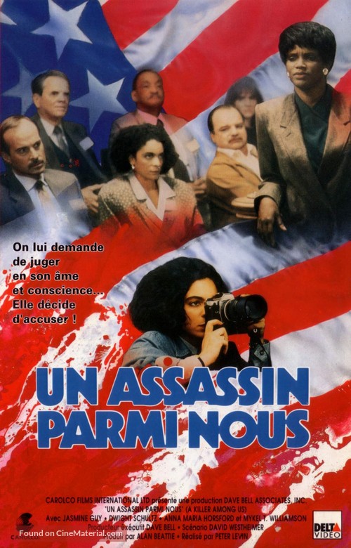 A Killer Among Us - French VHS movie cover