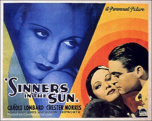 Sinners in the Sun - British Movie Poster