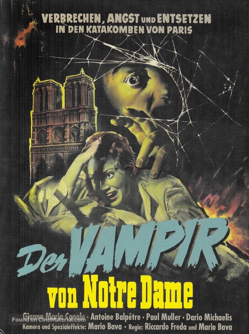 I vampiri - German DVD movie cover