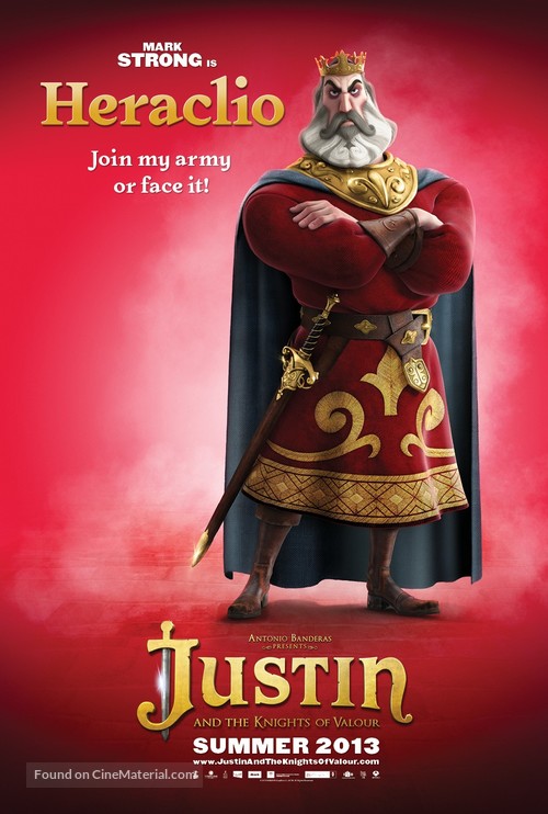Justin and the Knights of Valour - British Movie Poster