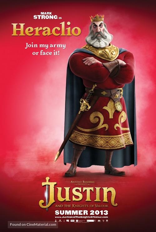 Justin and the Knights of Valour - British Movie Poster
