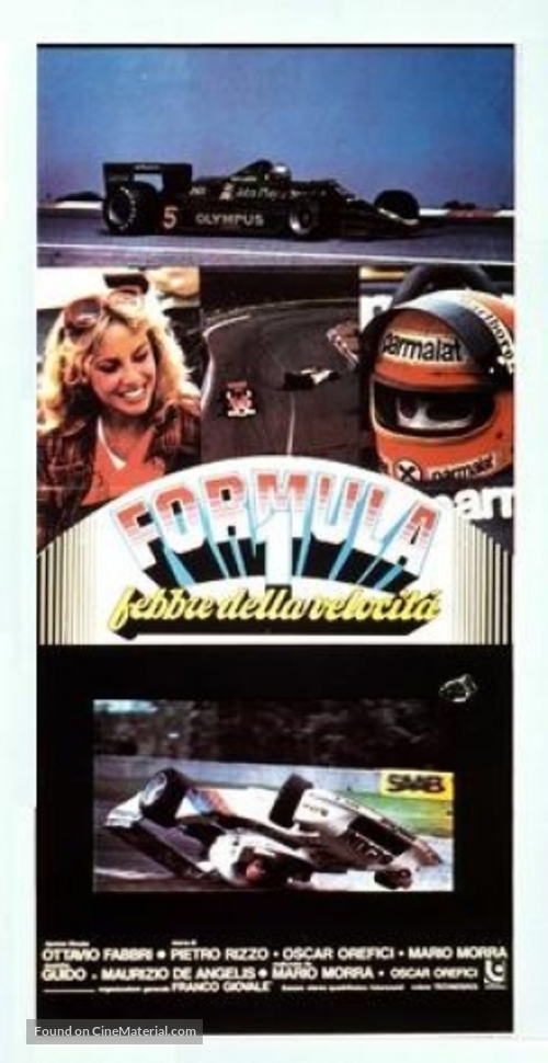 Formula uno, febbre della velocit&agrave; - Italian Movie Poster