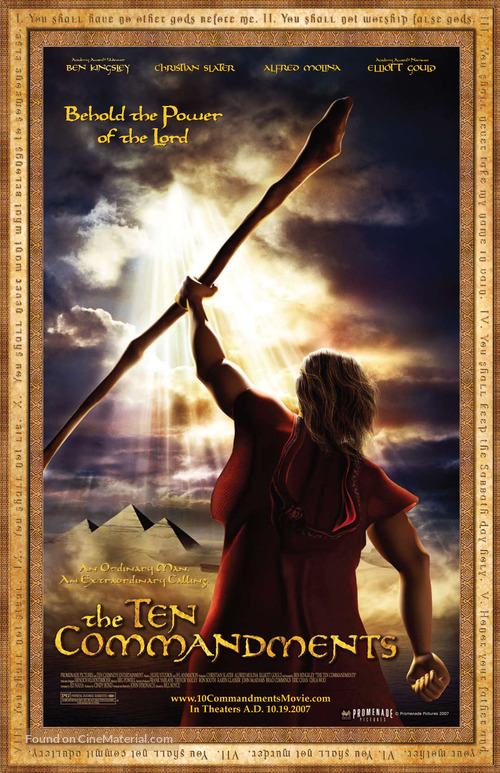 The Ten Commandments - Movie Poster