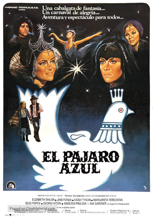 The Blue Bird - Spanish Movie Poster