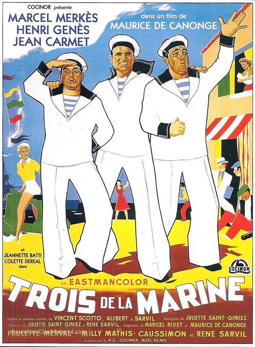 Trois de la marine - French Movie Poster