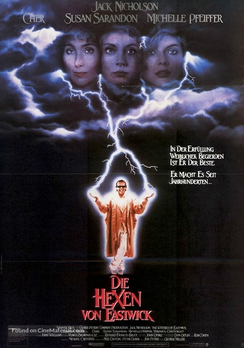 The Witches of Eastwick - German Movie Poster