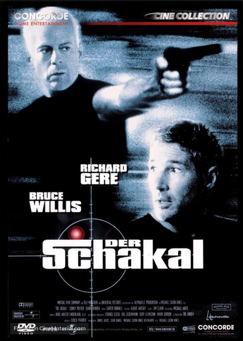 The Jackal - German DVD movie cover