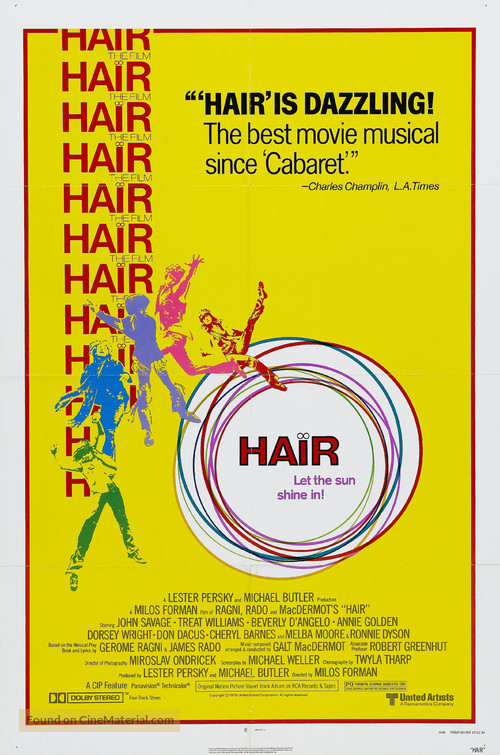 Hair - Theatrical movie poster