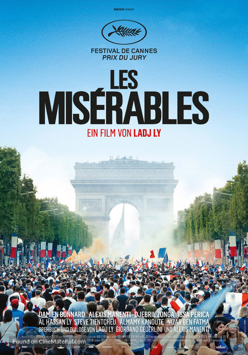 Les mis&eacute;rables - Swiss Theatrical movie poster