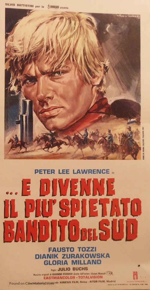 El hombre que mat&oacute; a Billy el Ni&ntilde;o - Italian Movie Poster