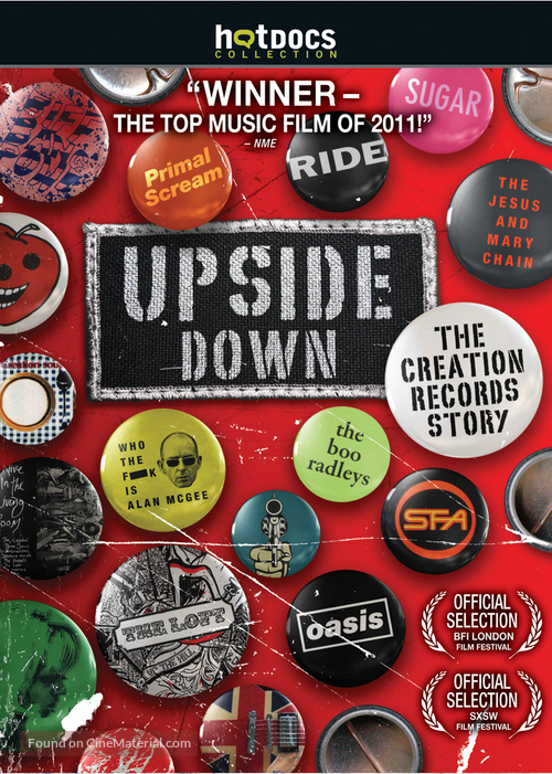 Upside Down: The Creation Records Story - Canadian DVD movie cover
