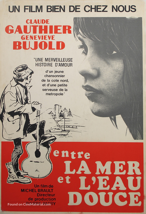 Entre la mer et l&#039;eau douce - Canadian Movie Poster