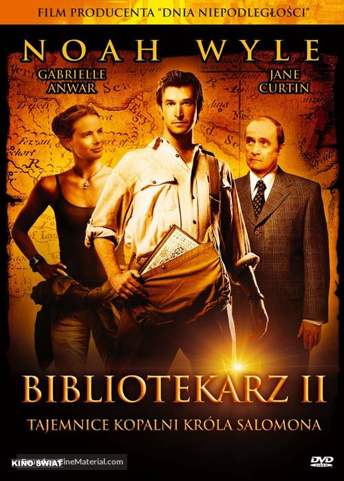 The Librarian: Return to King Solomon&#039;s Mines - Polish DVD movie cover