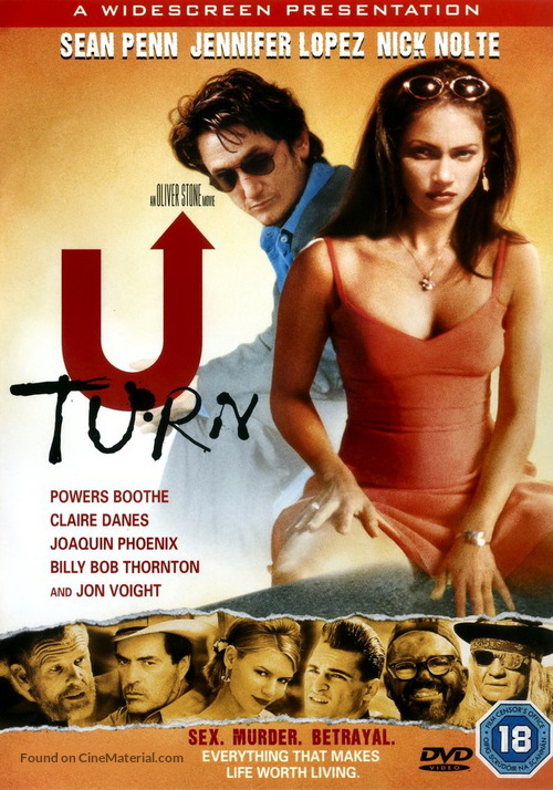 U Turn - British DVD movie cover