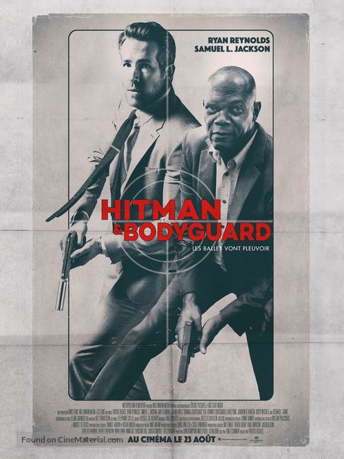 The Hitman&#039;s Bodyguard - French Movie Poster