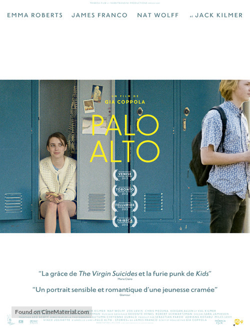 Palo Alto - French Movie Poster