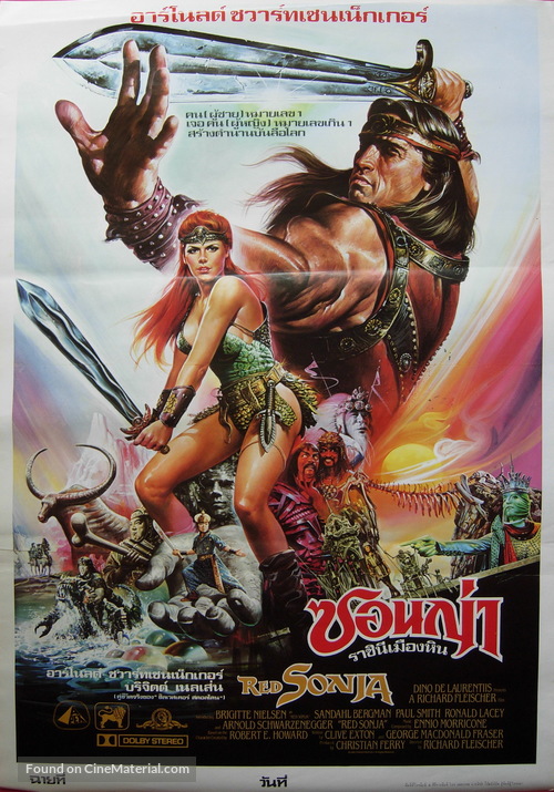 Red Sonja - Thai Movie Poster