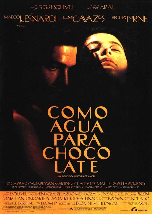 Como agua para chocolate - Spanish Movie Poster