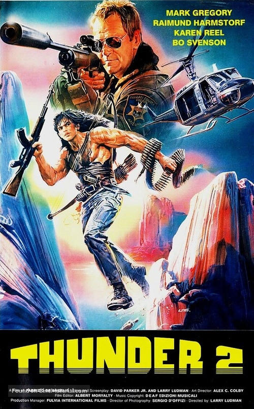 Thunder II - German VHS movie cover