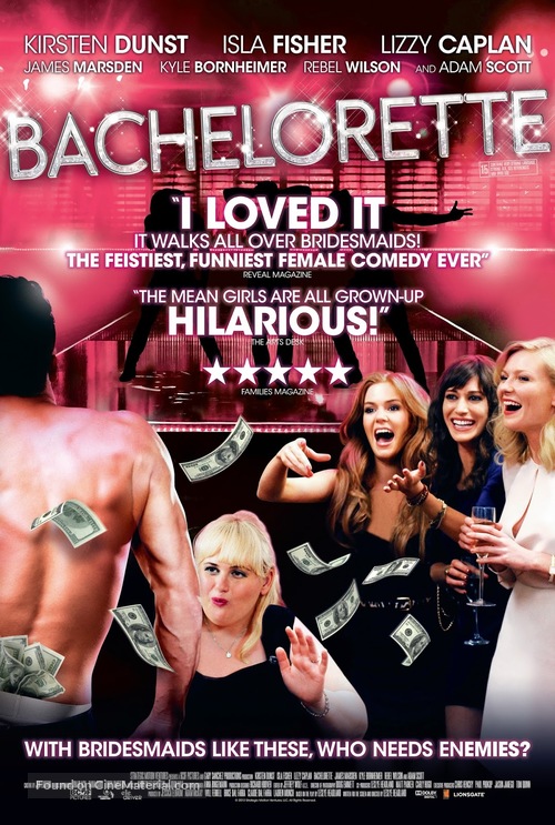 Bachelorette - British Movie Poster