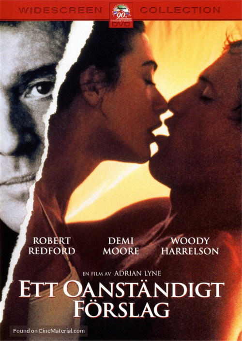 Indecent Proposal - Swedish Movie Cover