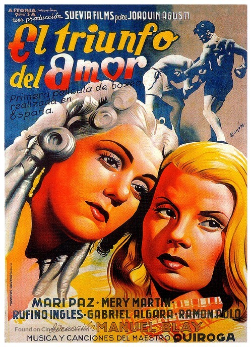 El triunfo del amor - Spanish Movie Poster