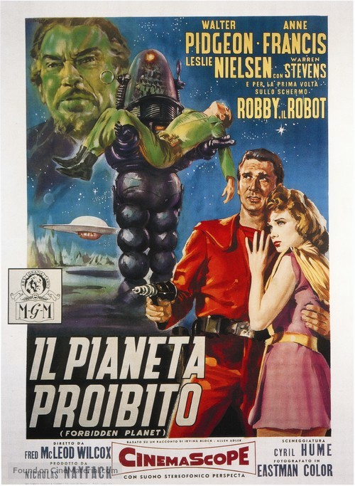 Forbidden Planet - Italian Movie Poster