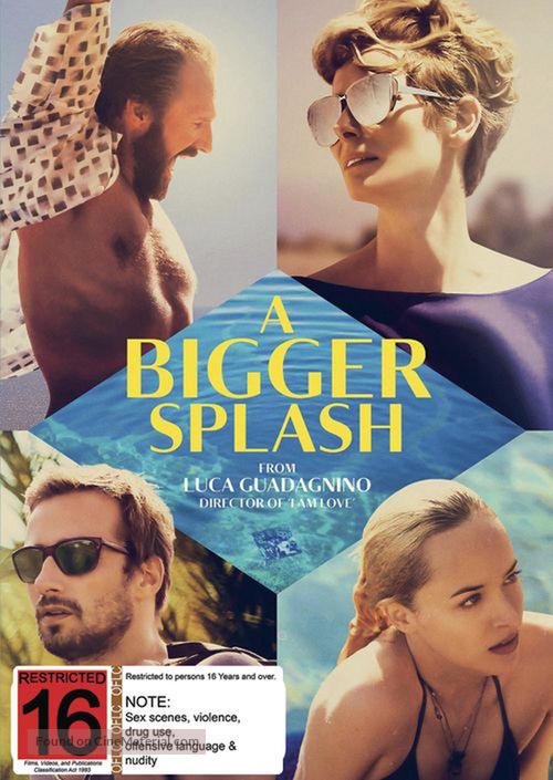 A Bigger Splash - New Zealand DVD movie cover