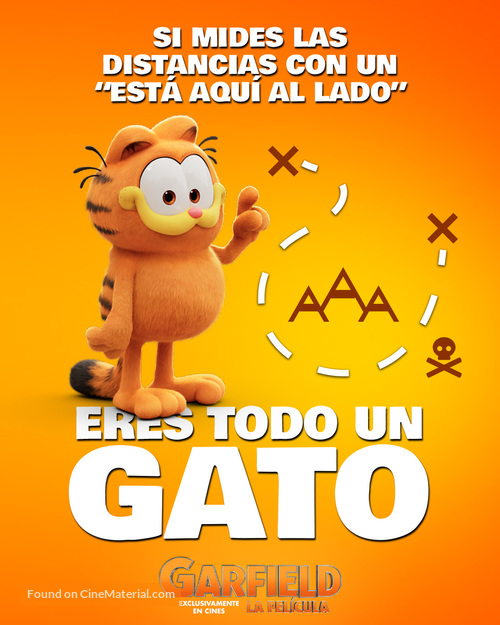 The Garfield Movie - Spanish Movie Poster