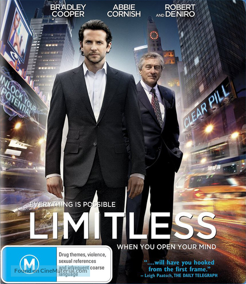 Limitless - Australian Blu-Ray movie cover