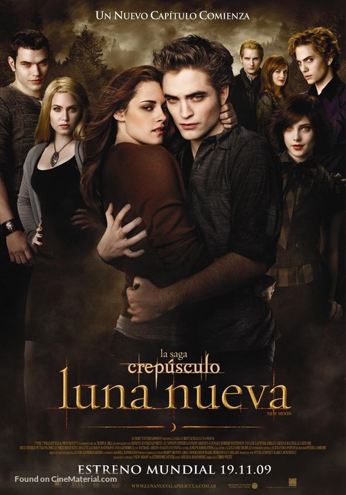 The Twilight Saga: New Moon - Argentinian Movie Poster