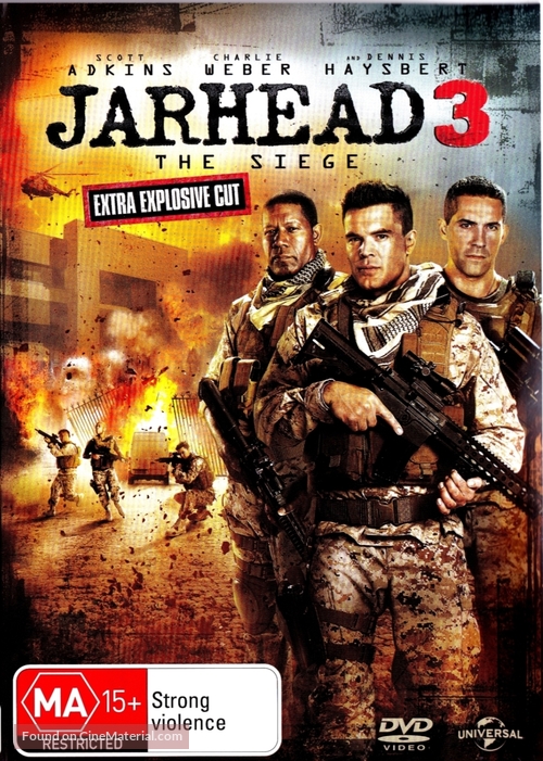 Jarhead 3: The Siege - Australian DVD movie cover