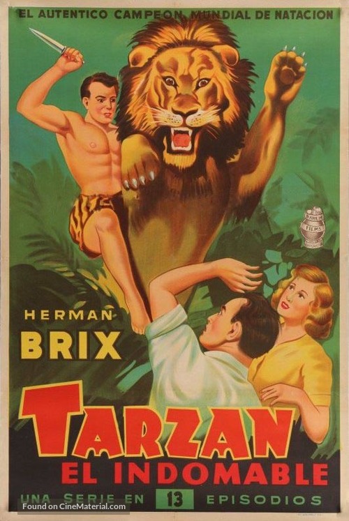 The New Adventures of Tarzan - Argentinian Movie Poster